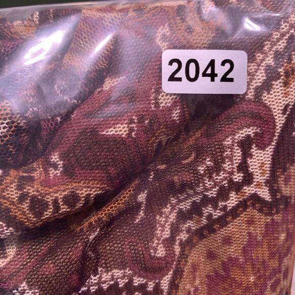 VTG Wet Seal Womens Y2K‎ Sheer Mesh Top Sz S Fairy Grunge Paisley Goblin Indie - Picture 11 of 11